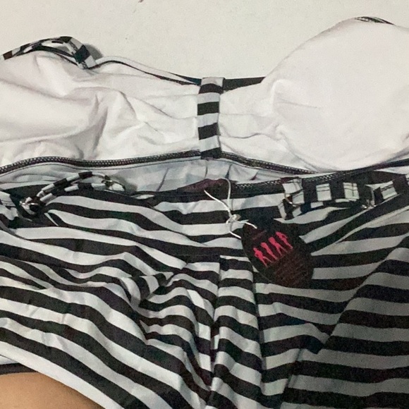 Women Two Piece Swimsuit Tummy Control Bathing Suit Swimwear Plus‎ Size XXXL - Picture 3 of 4